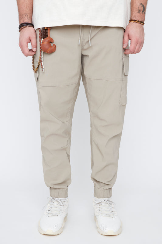 Pantalon de jogging cargo à enfiler Rip Stop pour hommes