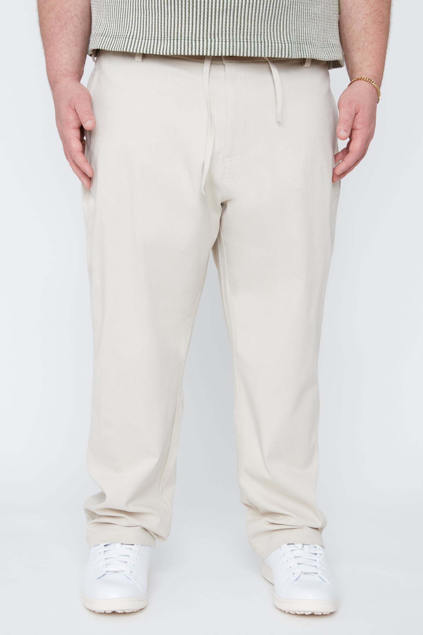Men’s Twill Chino Pleated Pant