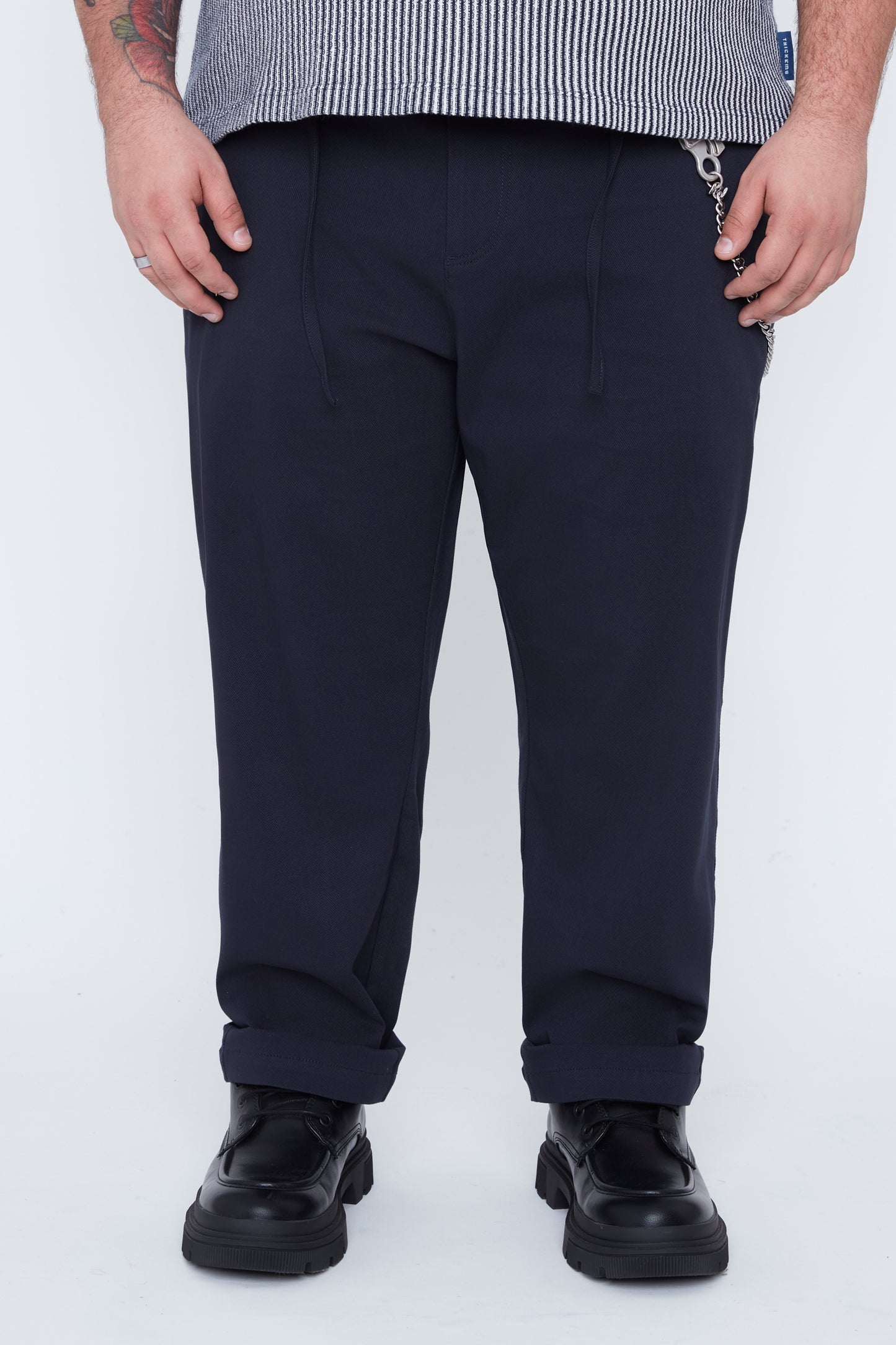 Men’s Twill Chino Pleated Pant