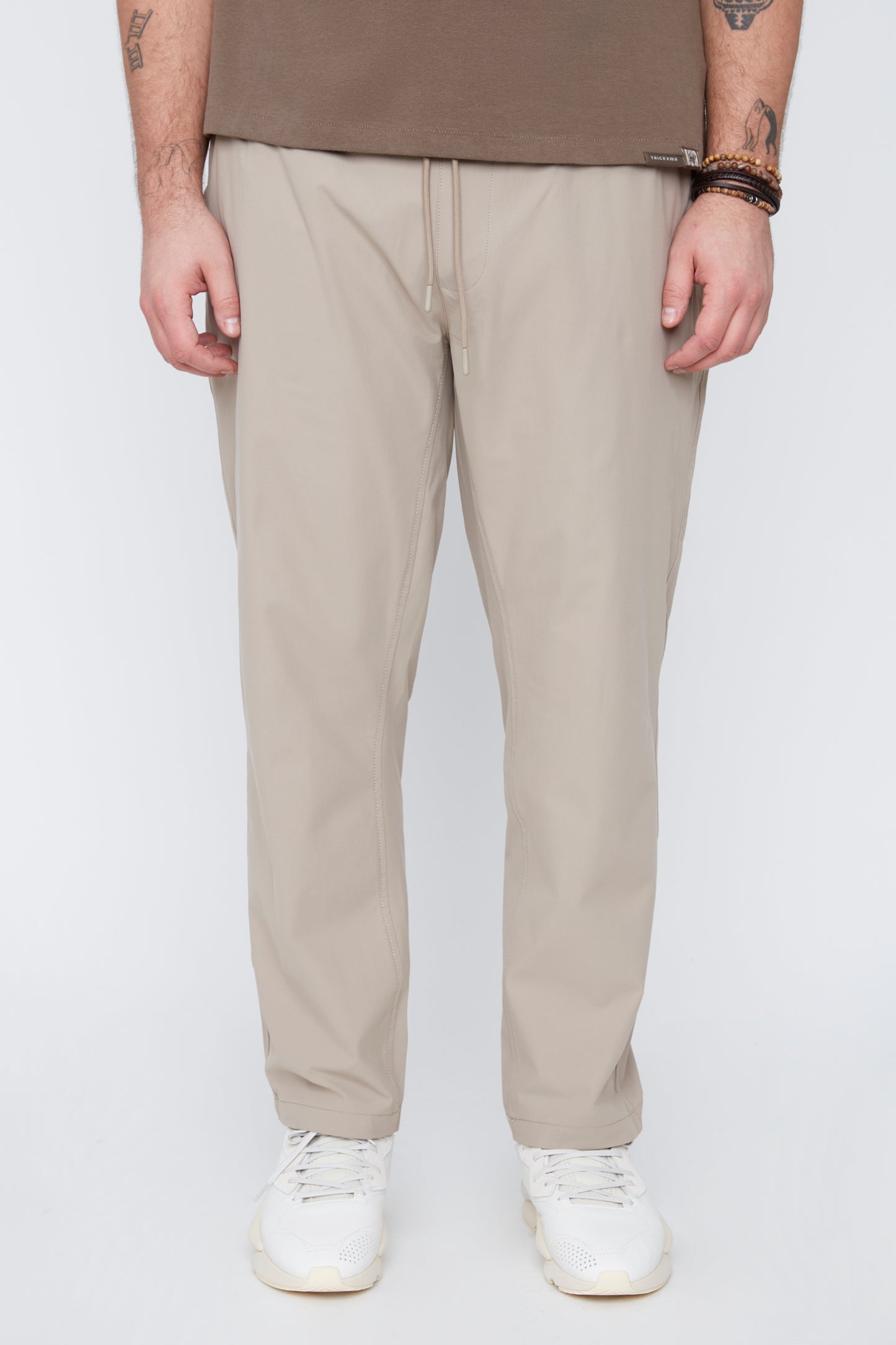 Pantalon à enfiler en maille chaîne pour homme