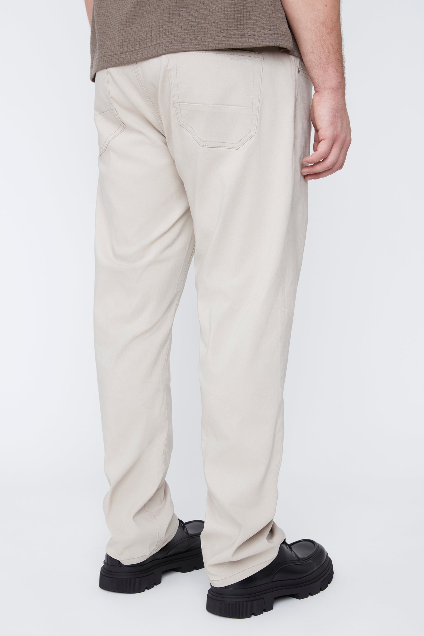 Pantalon uni 5 poches pour homme