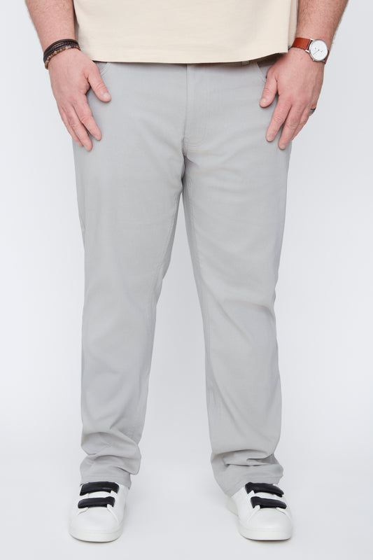 Pantalon uni 5 poches pour homme