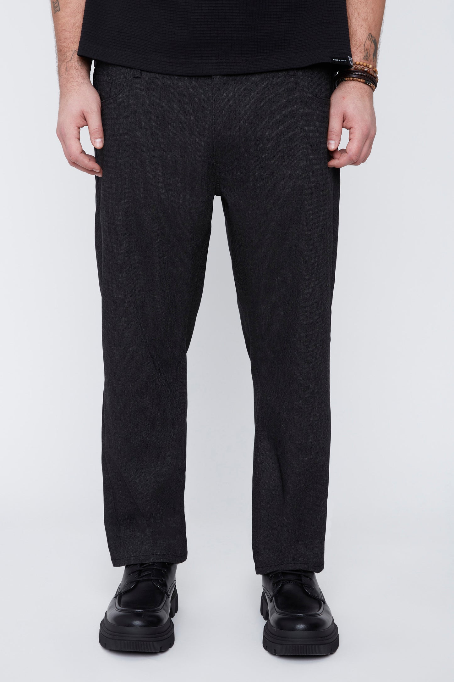 Men's Textured 5-Pocket Pant