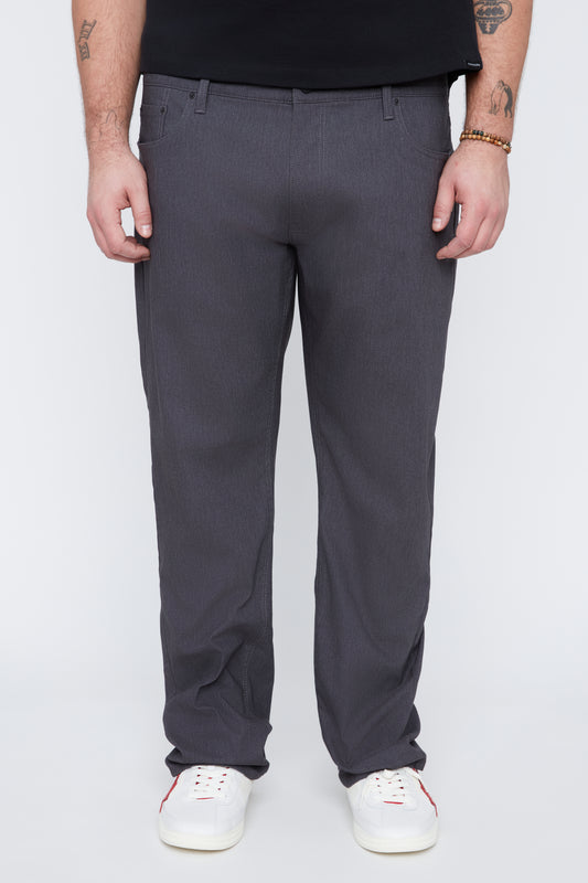 Pantalon texturé à 5 poches pour hommes