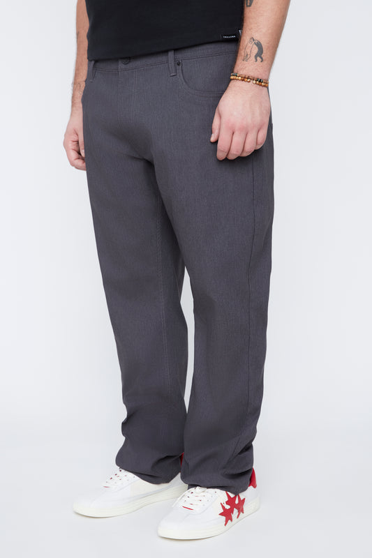 Pantalon texturé à 5 poches pour hommes