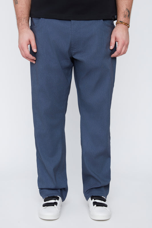 Pantalon texturé à 5 poches pour hommes