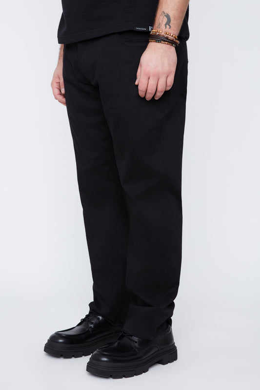 Pantalon 5 poches en coton mélangé pour homme