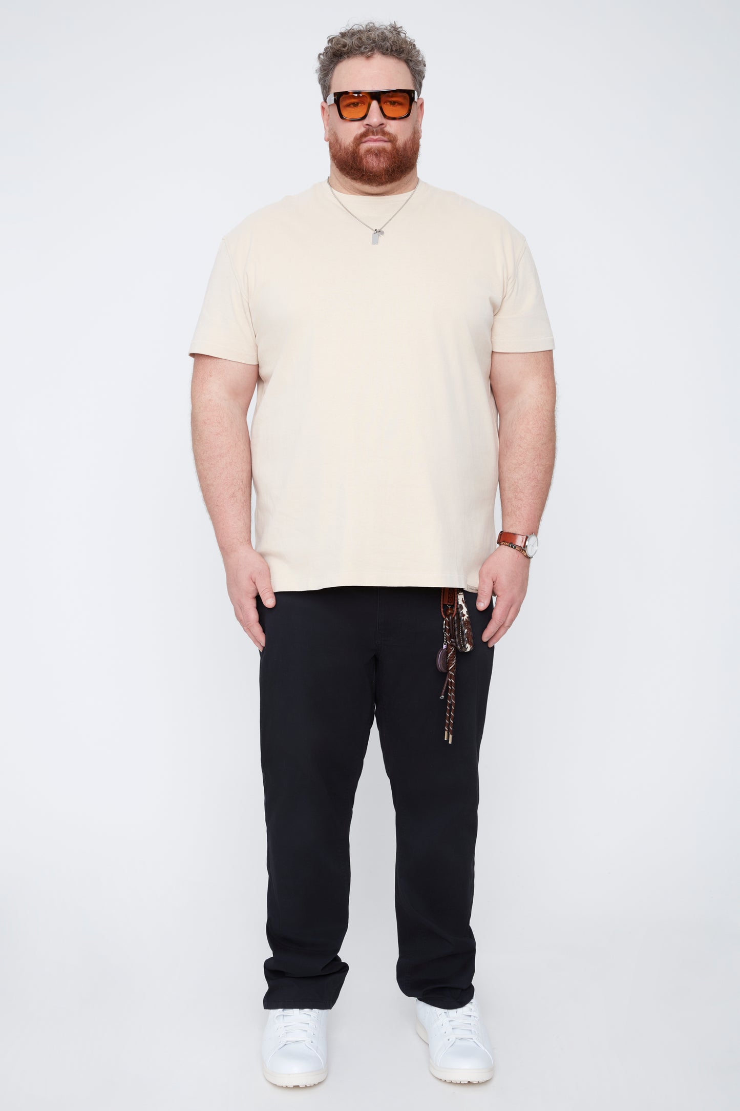 Men's Cotton-Blend 5-Pocket Pant