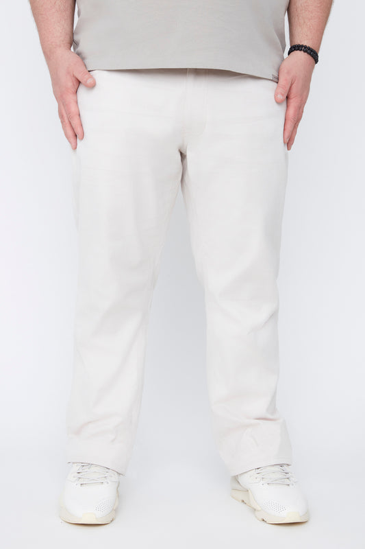 Pantalon 5 poches pour homme en coton stretch texturé