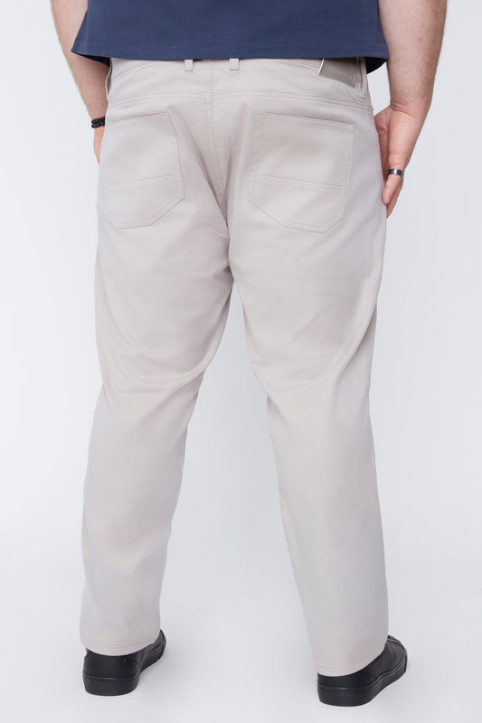 Pantalon 5 poches pour homme en coton stretch texturé