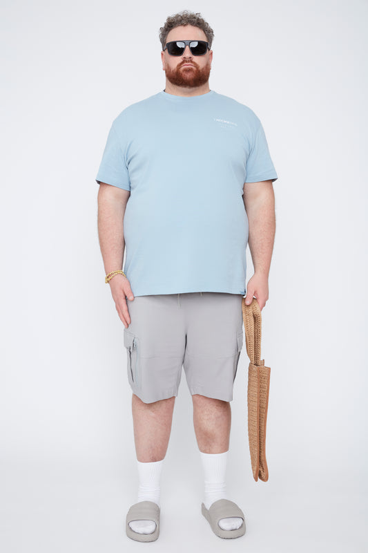 Short cargo à enfiler pour homme avec poches zippées