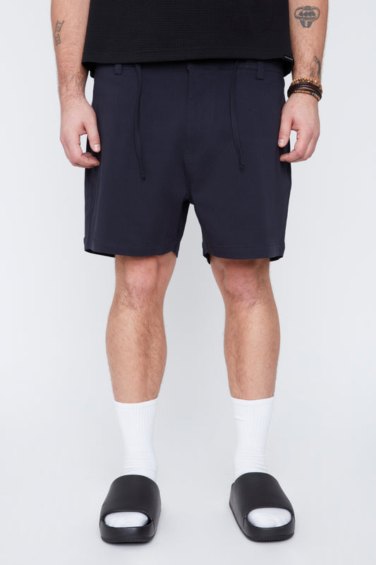 Short chino plissé homme