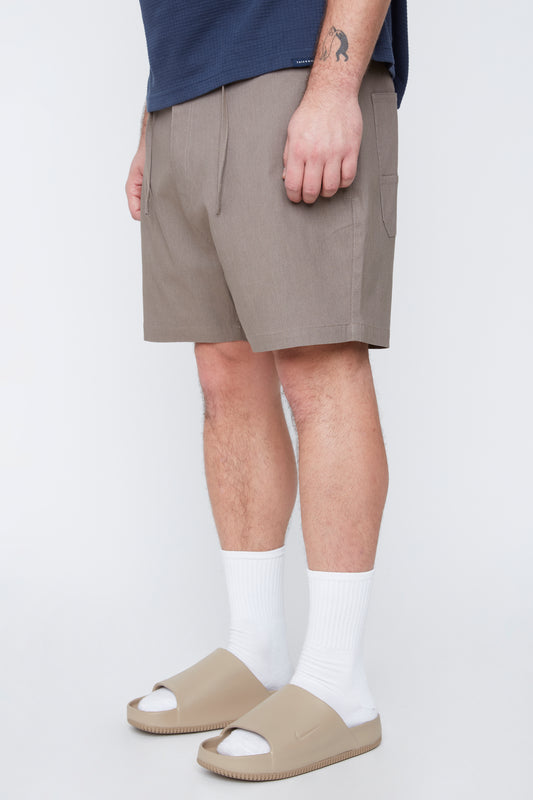 Short plissé chino texturé pour homme