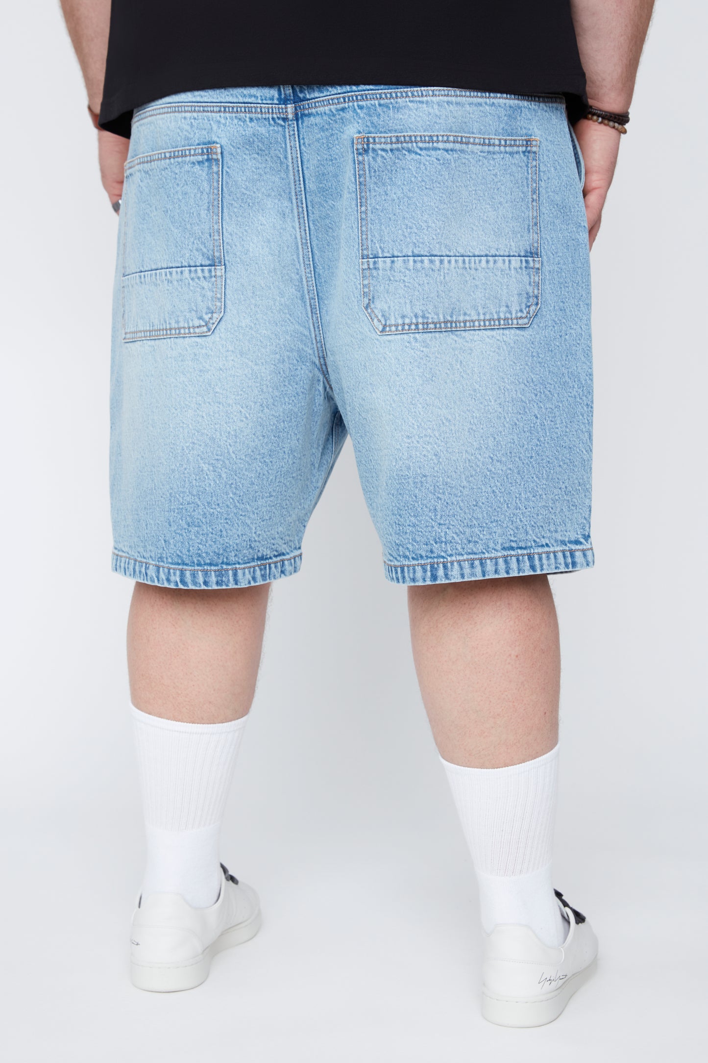 Jort en jean extensible confortable et décontracté pour homme