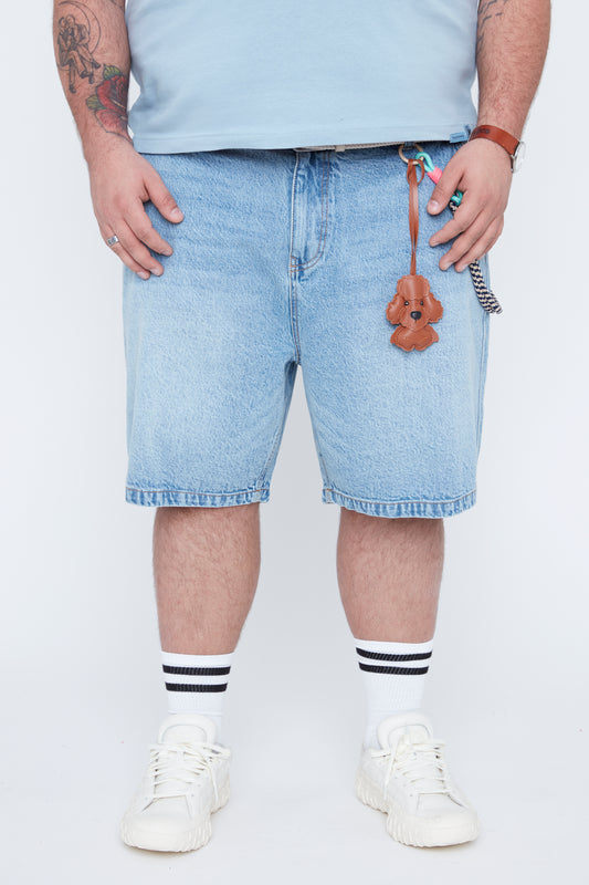 Jort en jean extensible confortable et décontracté pour homme