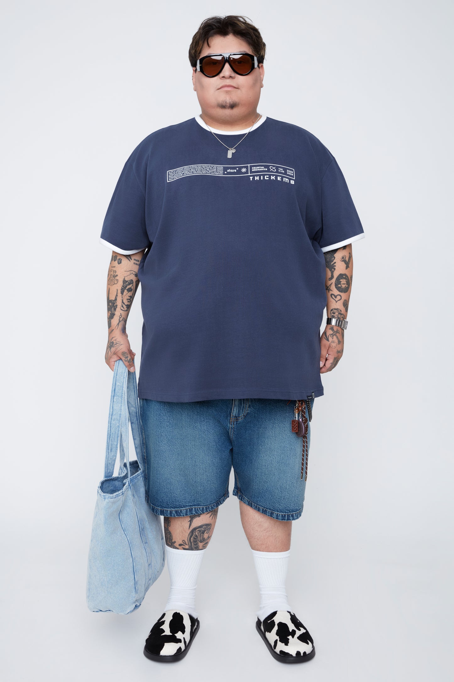 Jort en denim extensible confortable pour homme à coupe décontractée