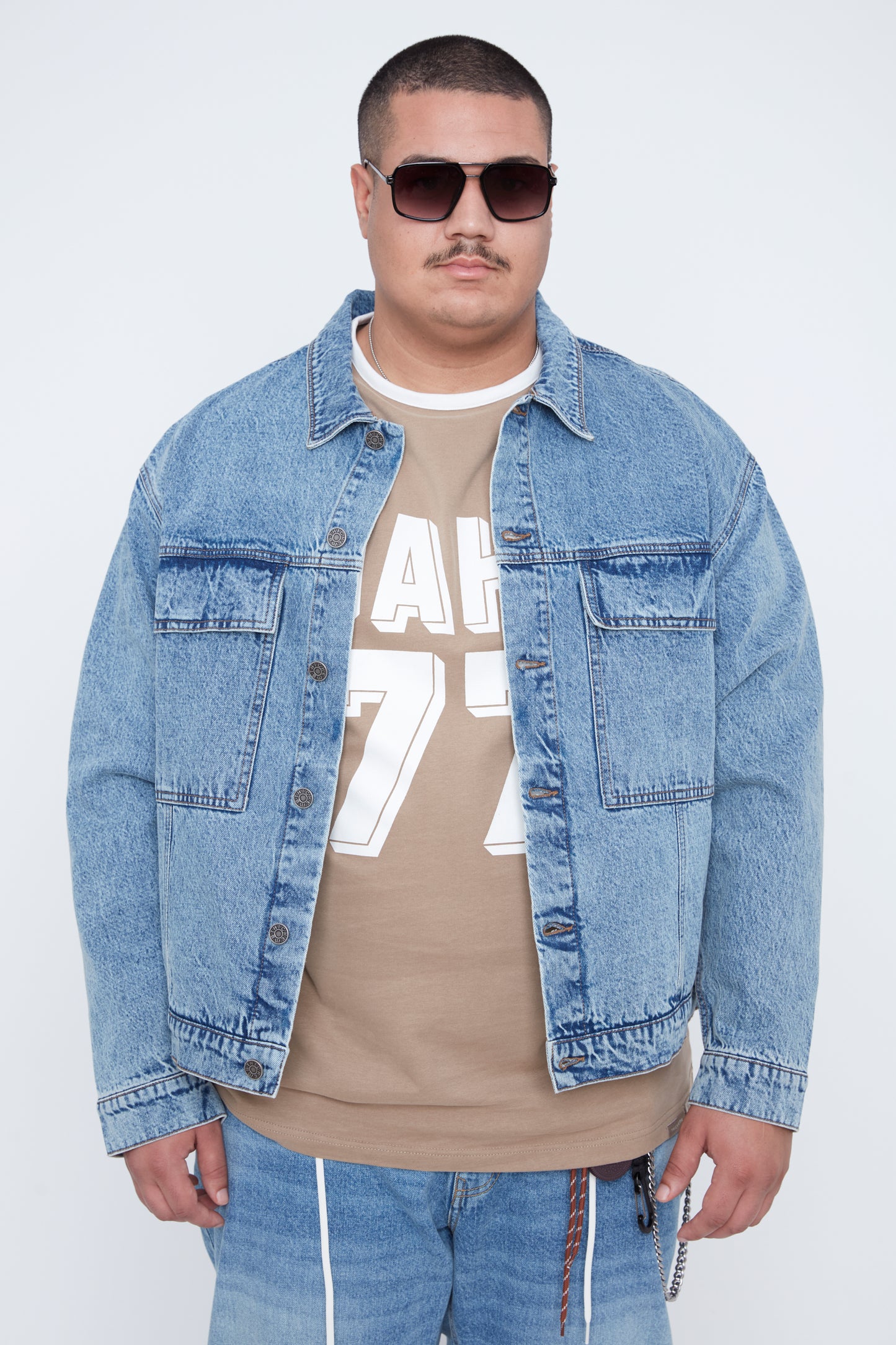 Men’s Oversized Fit Denim Jacket