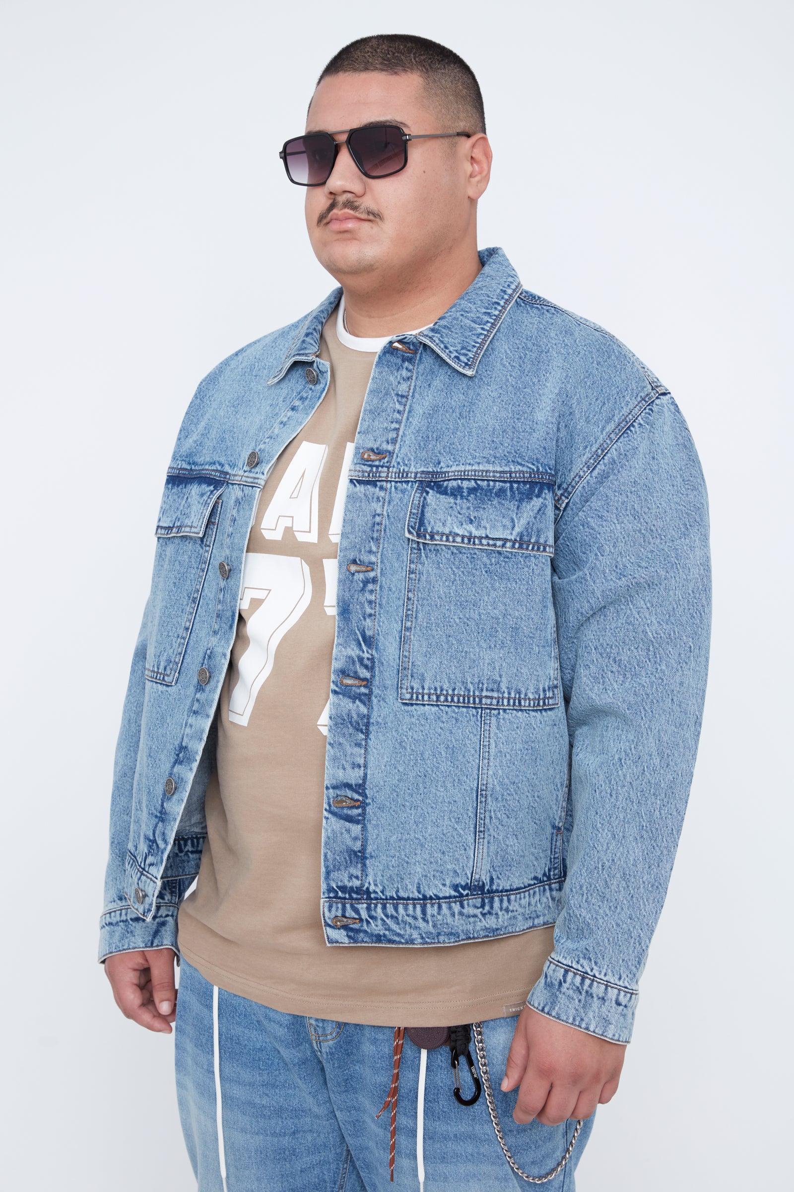 Big & Tall Denim Jackets for Men | THICKEMS – Thickems