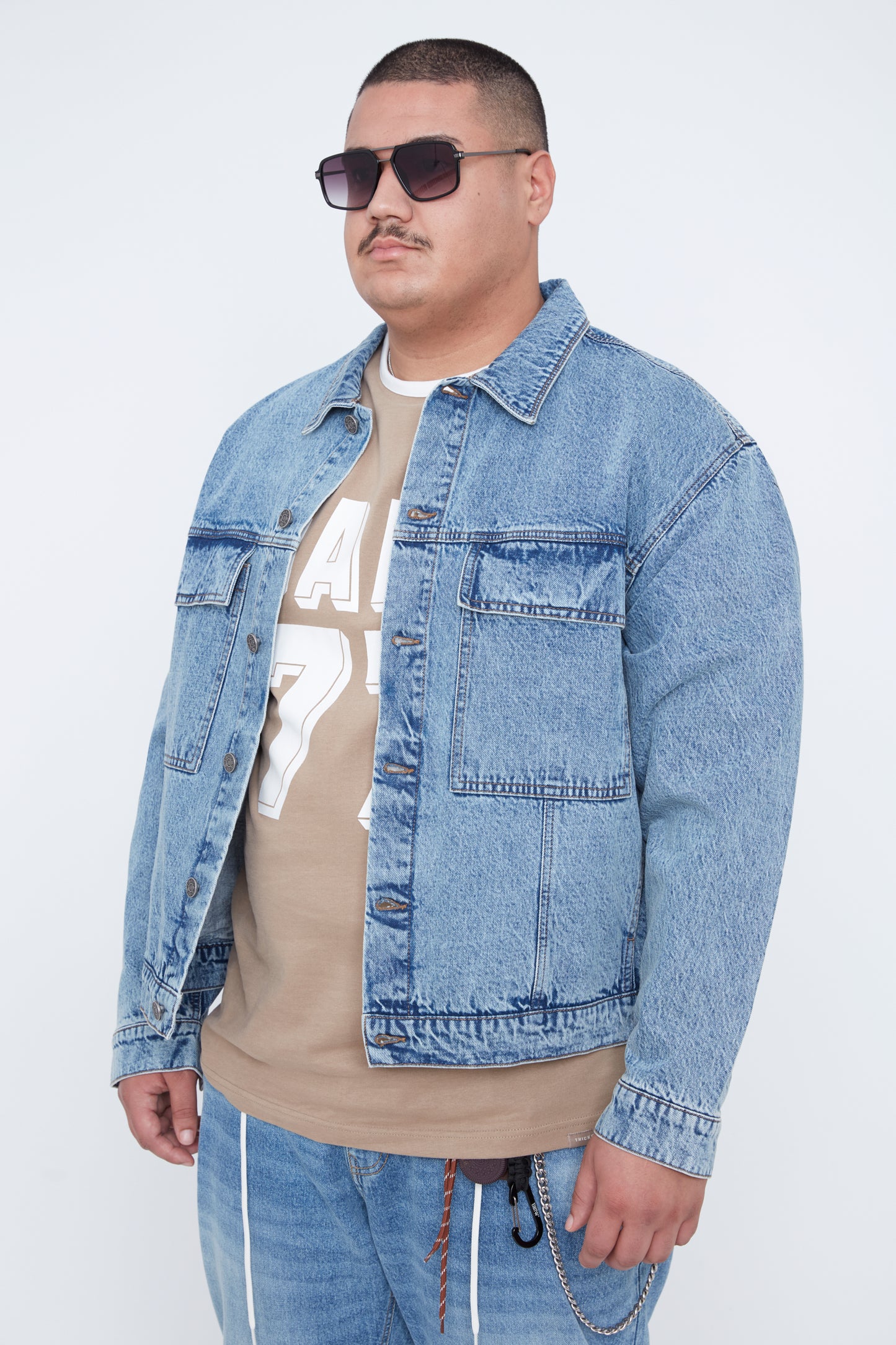 Men’s Oversized Fit Denim Jacket