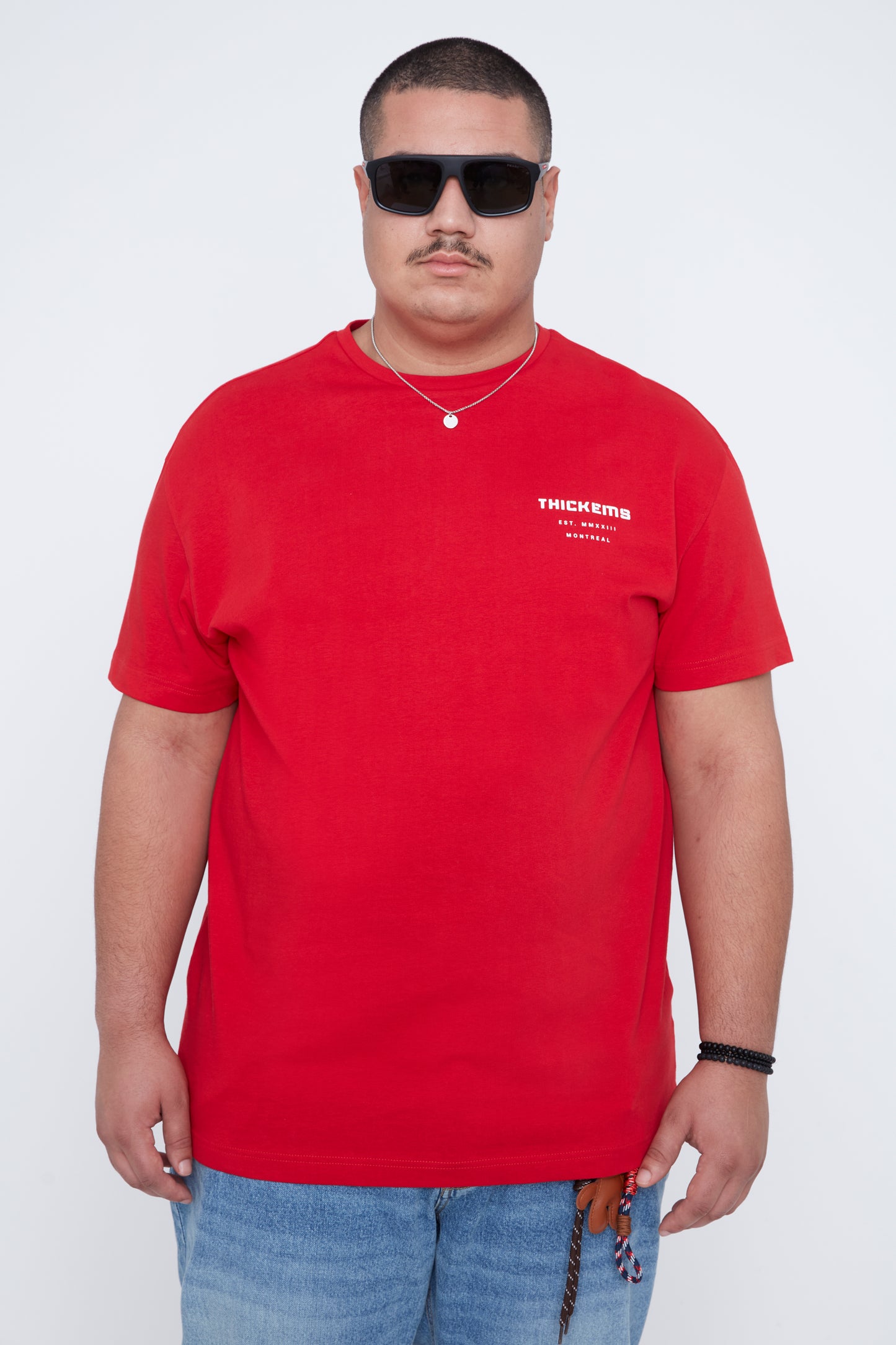 T-shirt à col rond pour homme