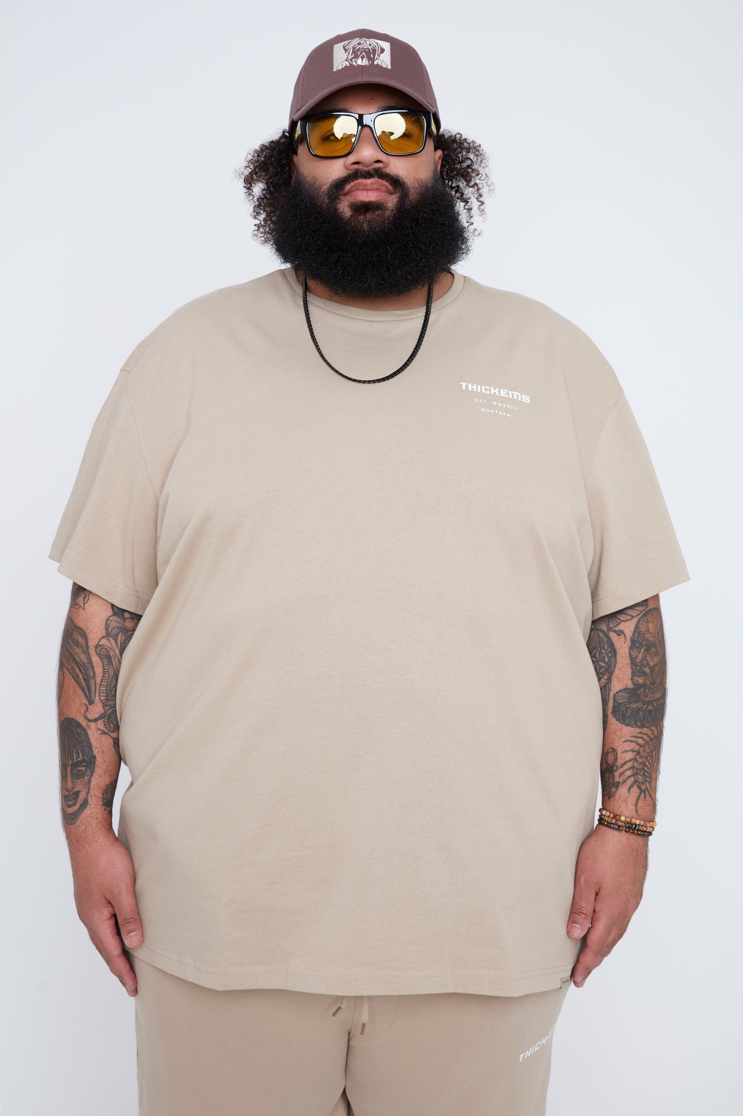 T-shirt à col rond pour homme