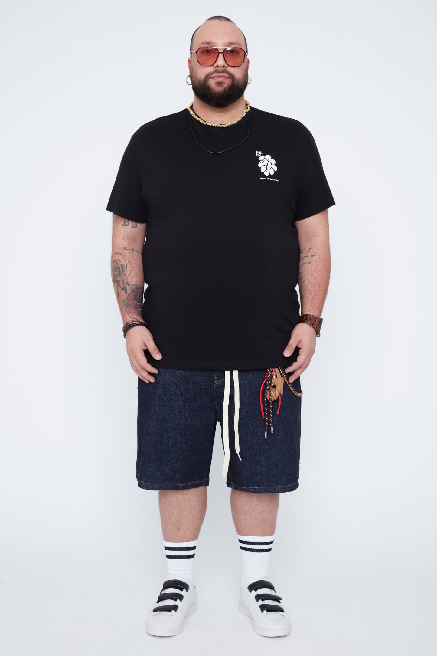 T-shirt à col rond pour homme