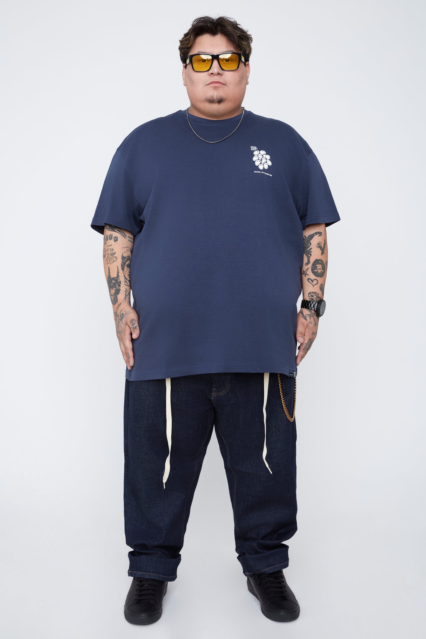 T-shirt à col rond pour homme