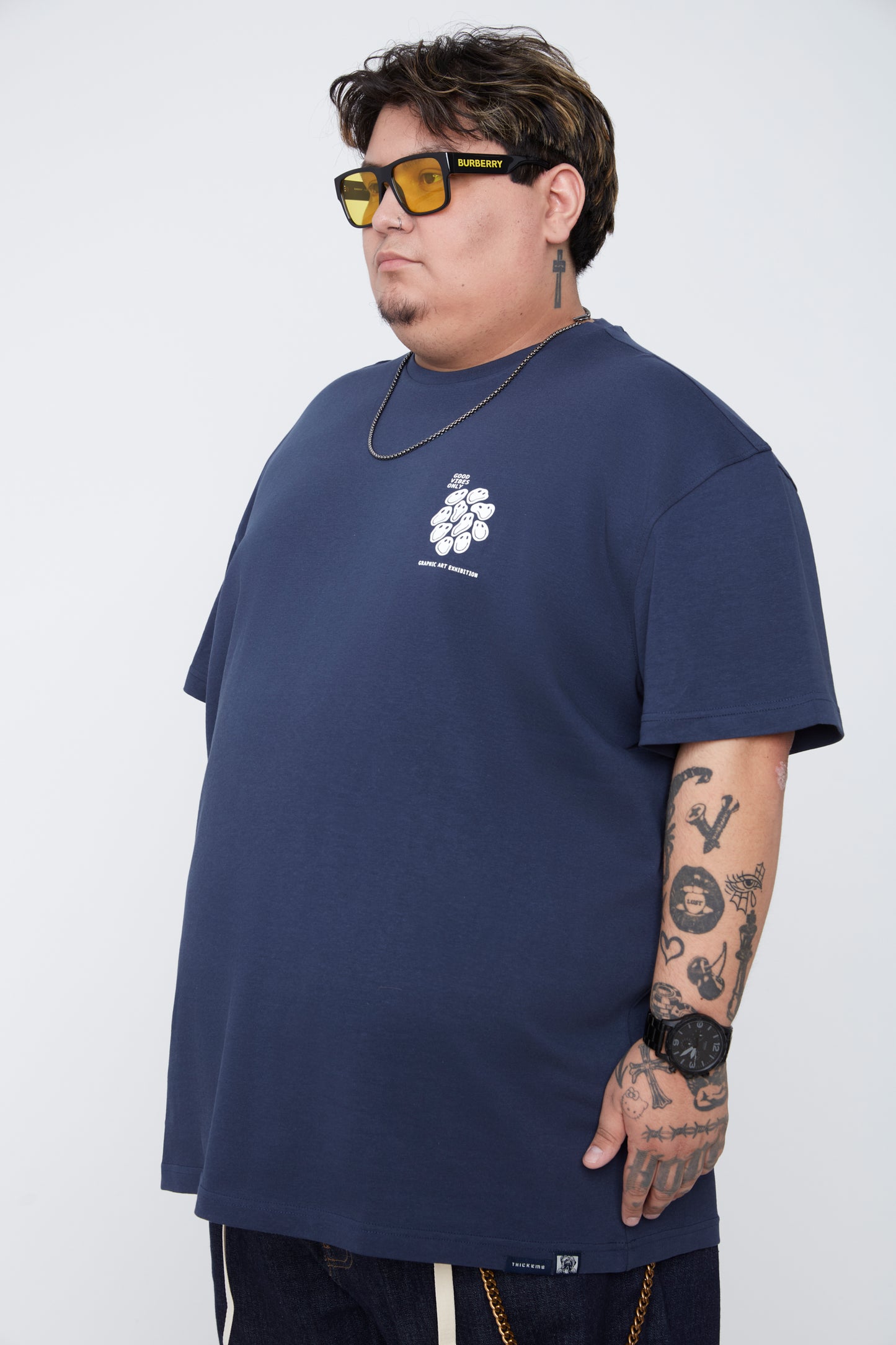 T-shirt à col rond pour homme