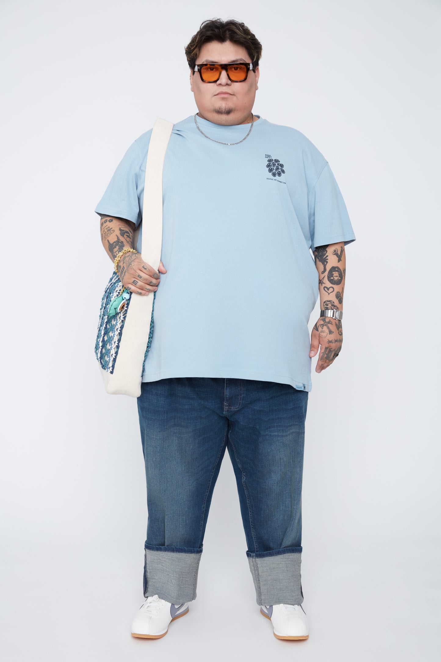 T-shirt à col rond pour homme