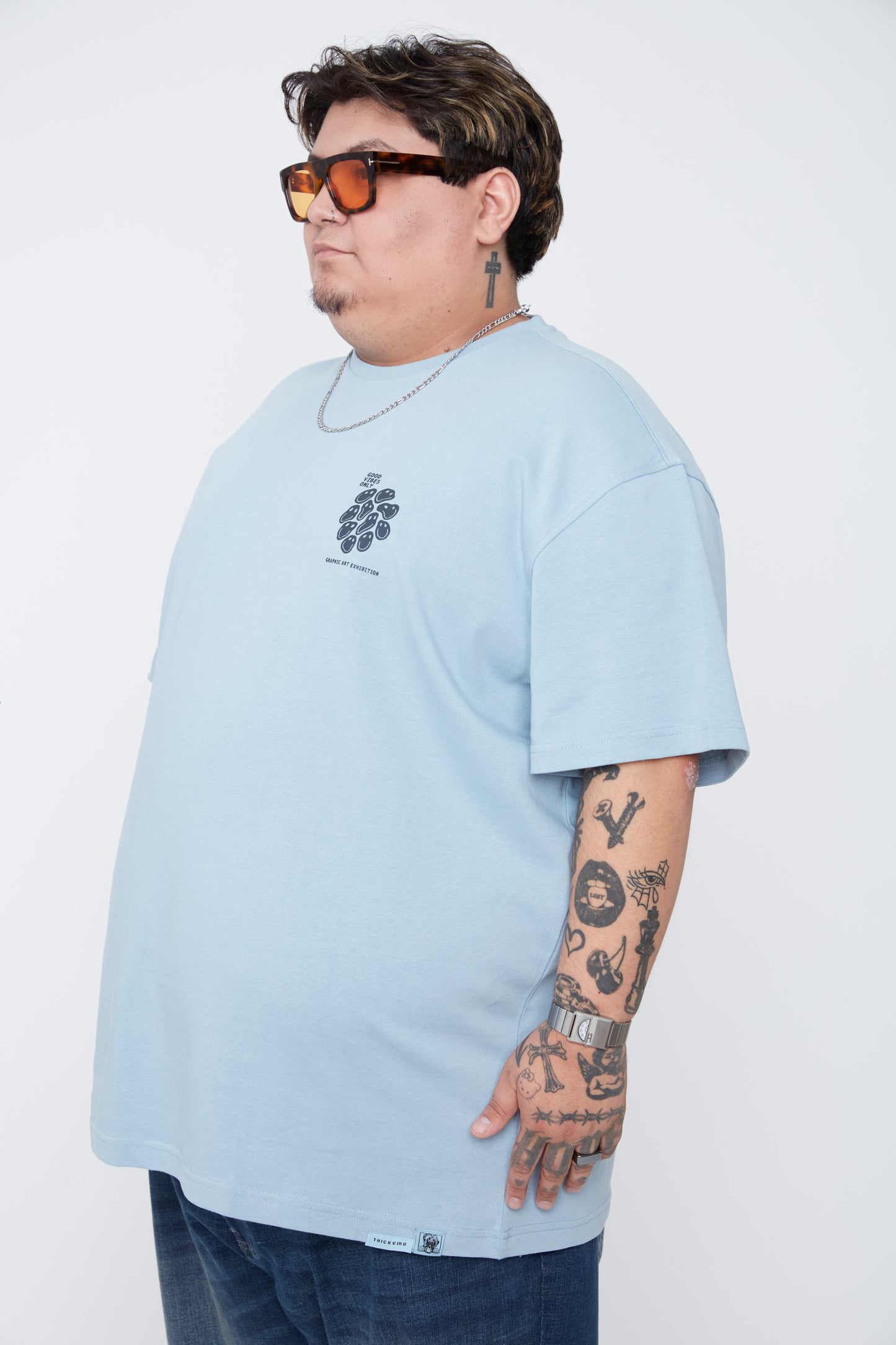 T-shirt à col rond pour homme