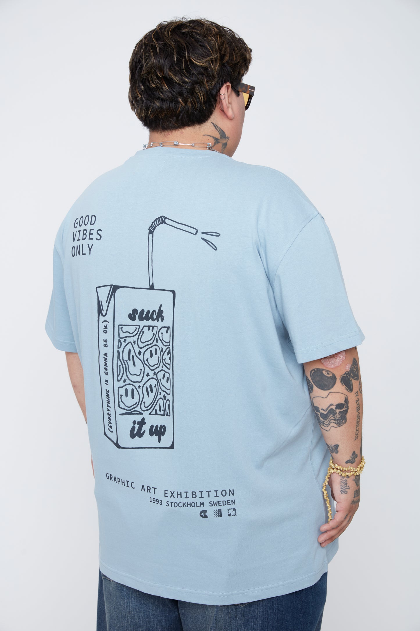 T-shirt à col rond pour homme