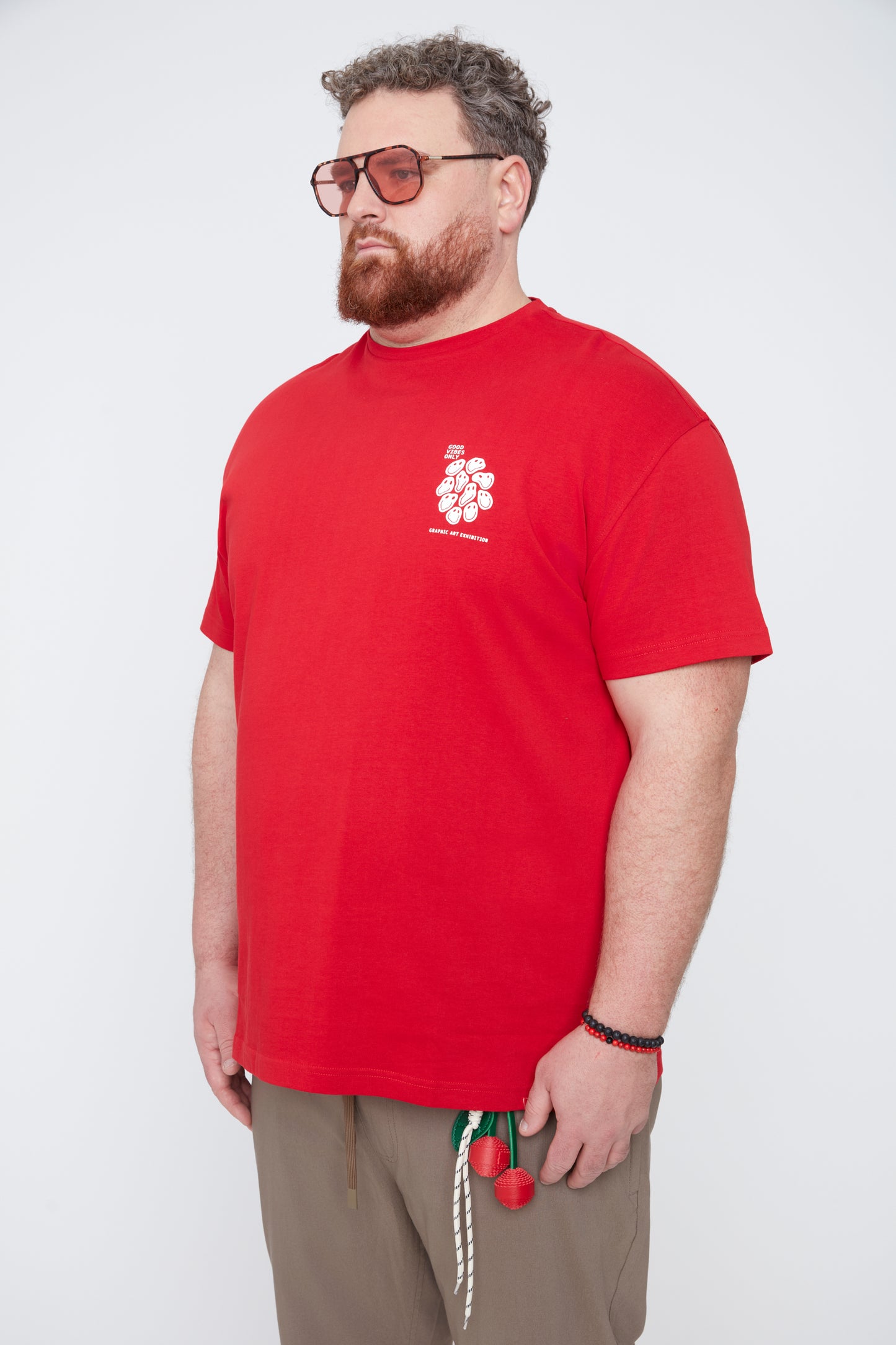 T-shirt à col rond pour homme