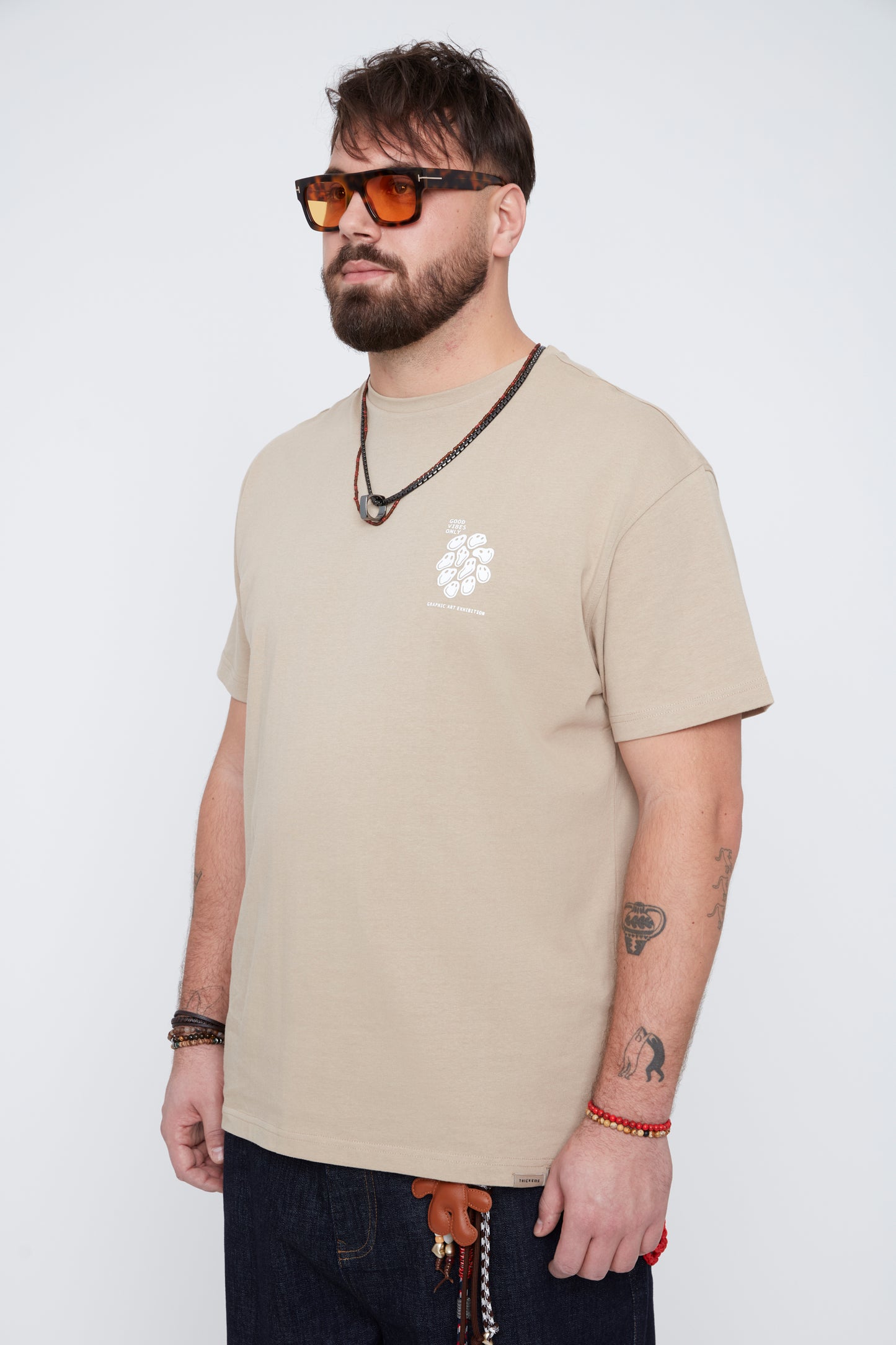 T-shirt à col rond pour homme