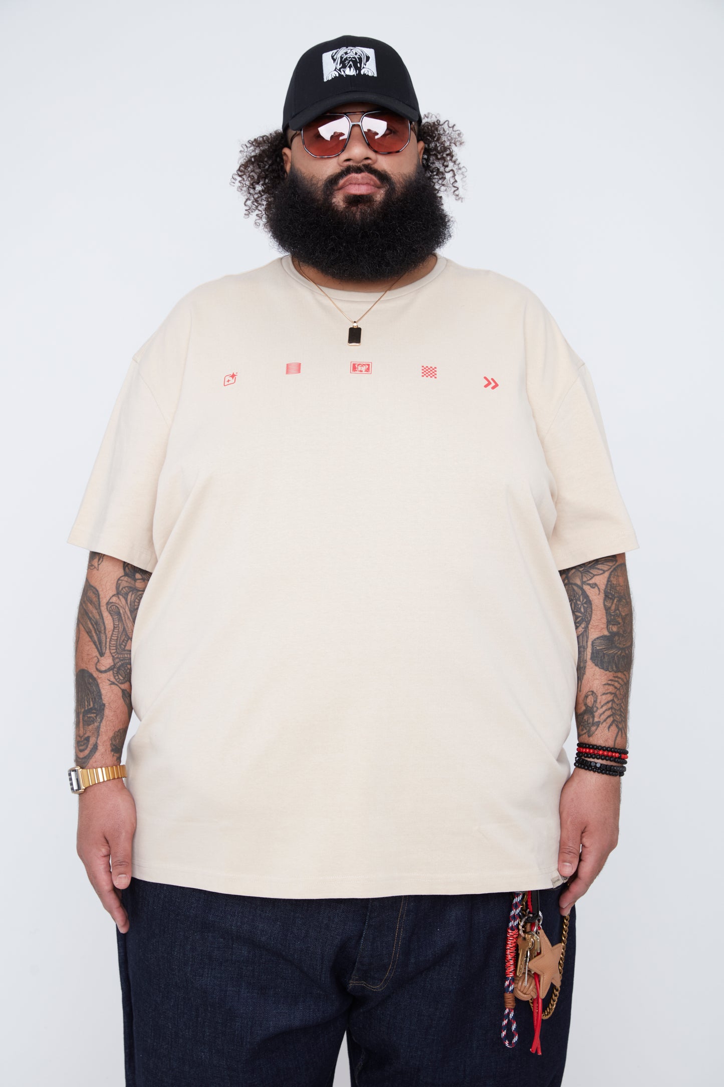 T-shirt à col rond pour homme
