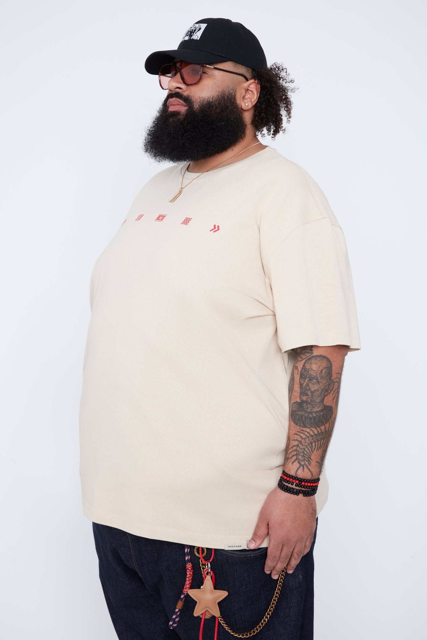 T-shirt à col rond pour homme