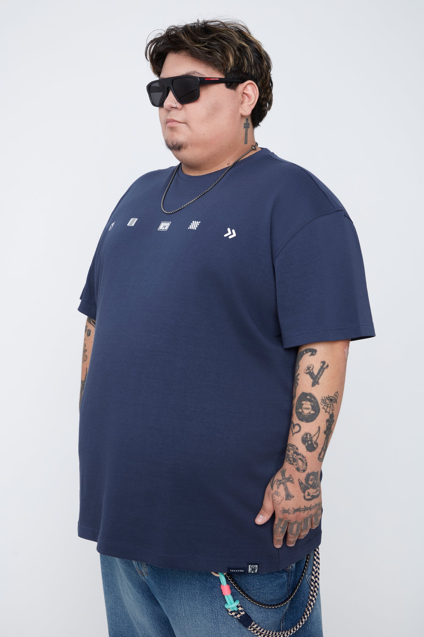 T-shirt à col rond pour homme
