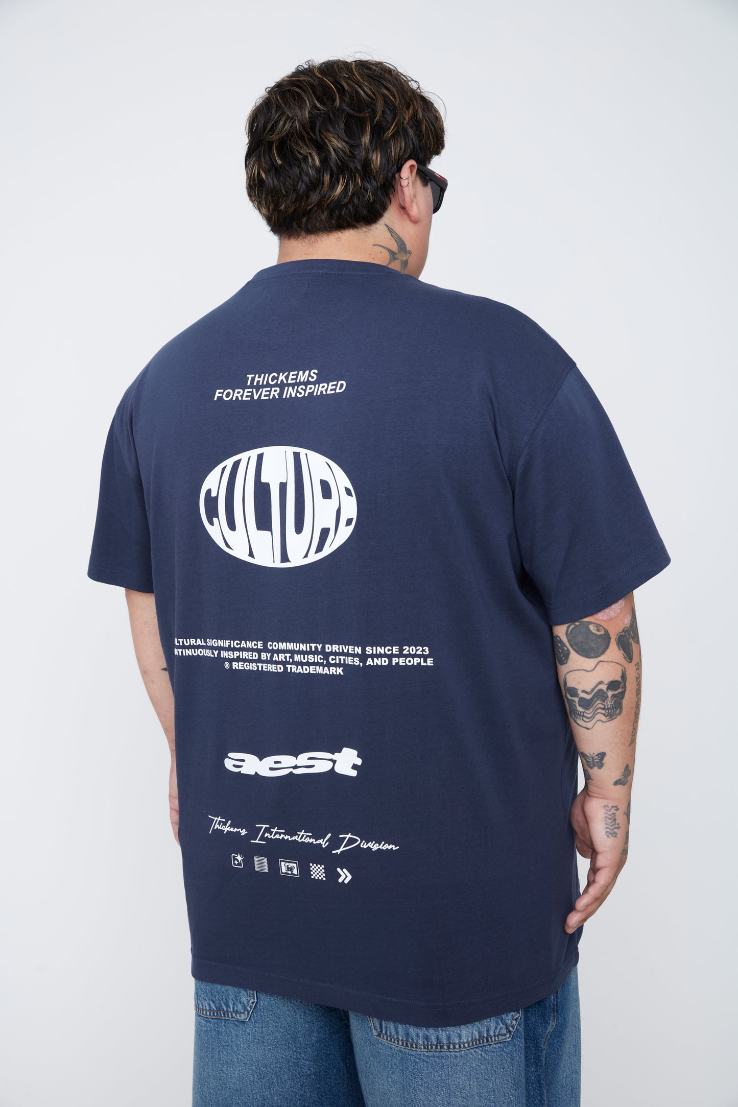 T-shirt à col rond pour homme