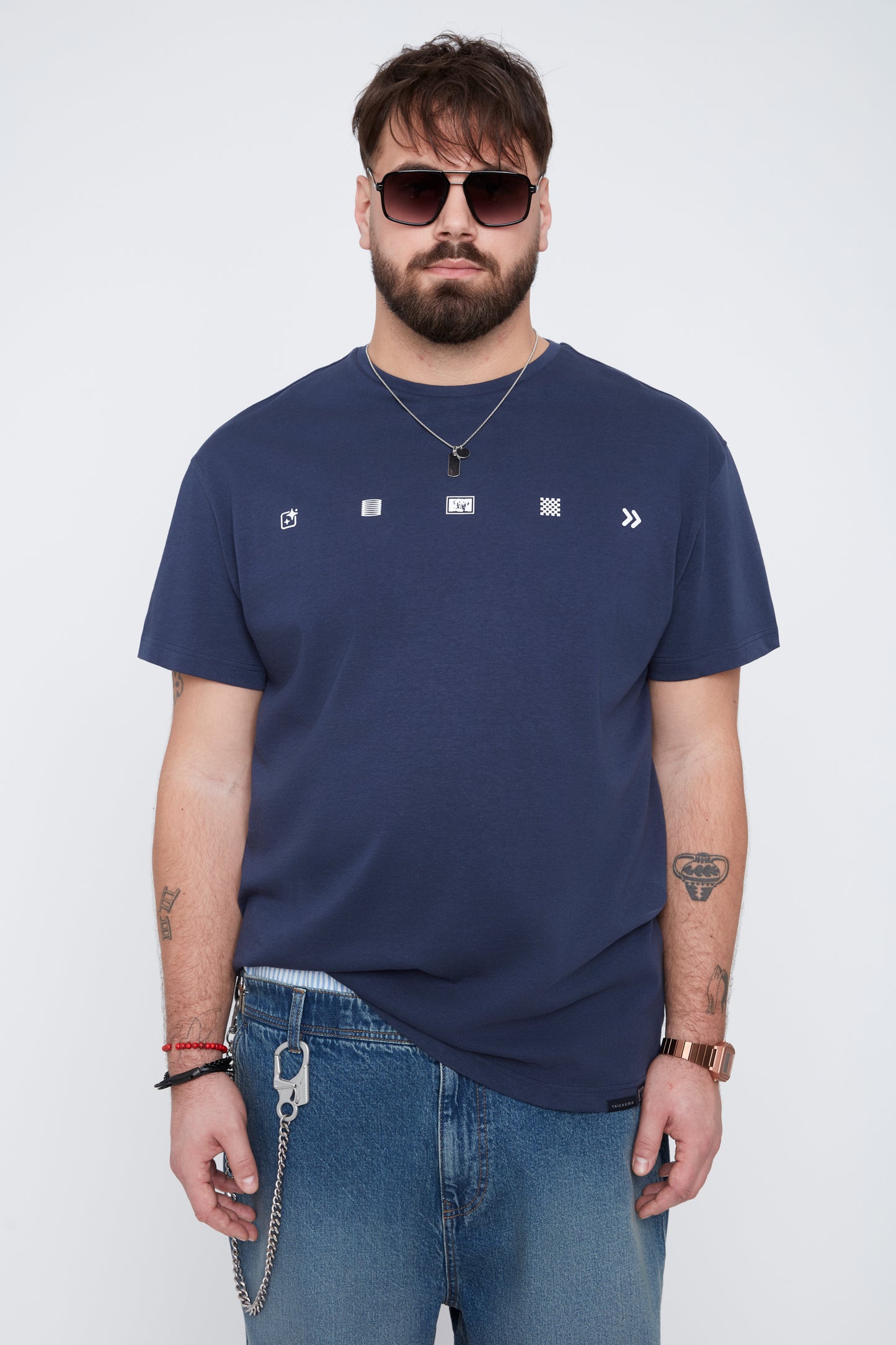 T-shirt à col rond pour homme