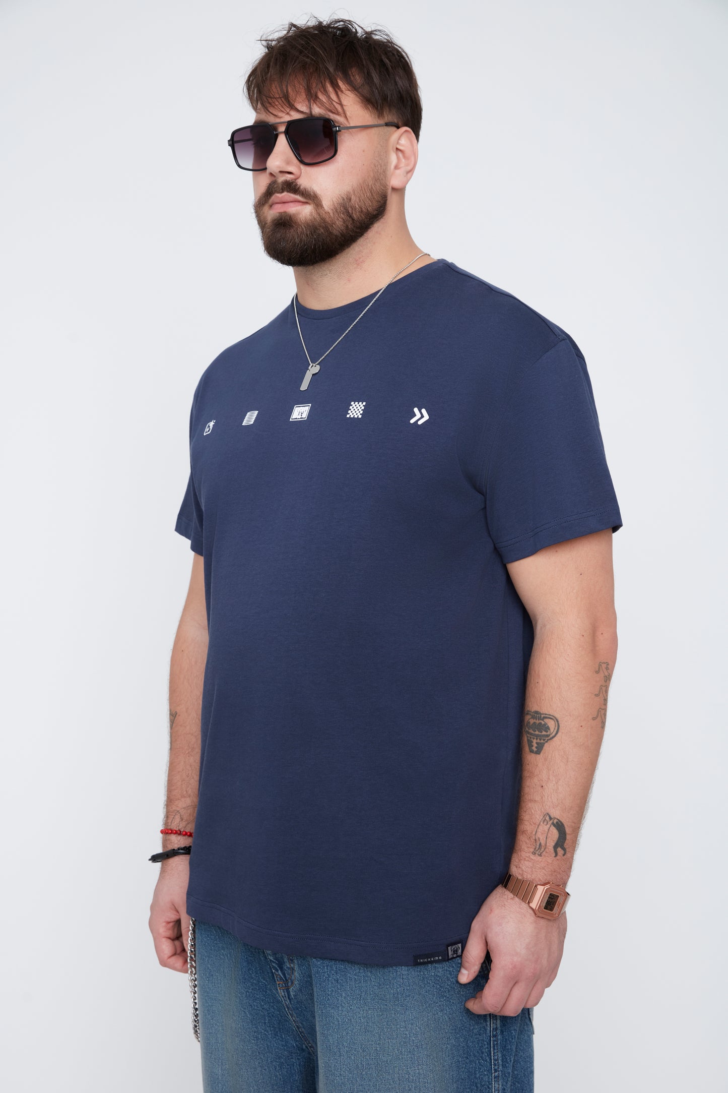 T-shirt à col rond pour homme