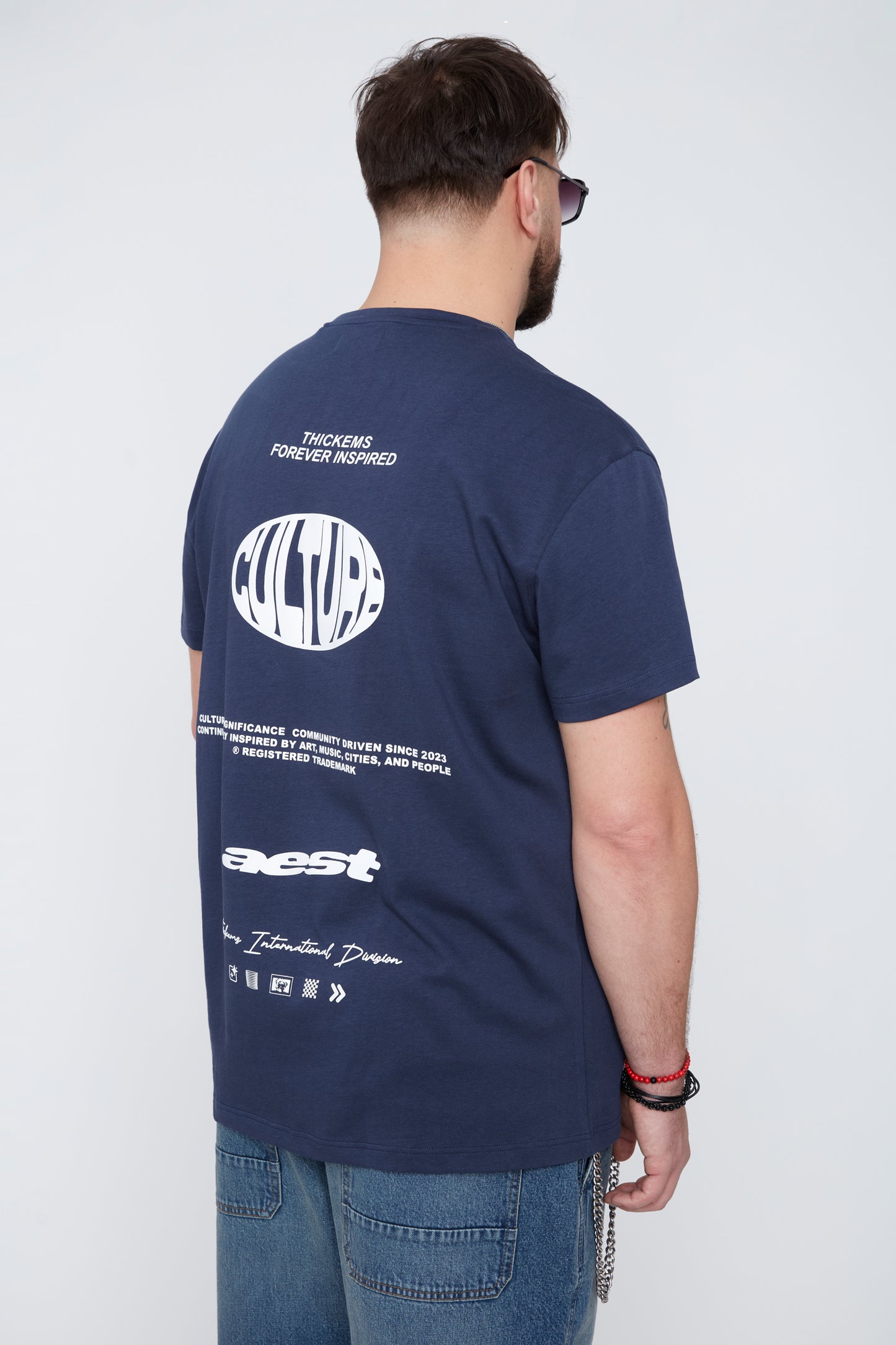 T-shirt à col rond pour homme
