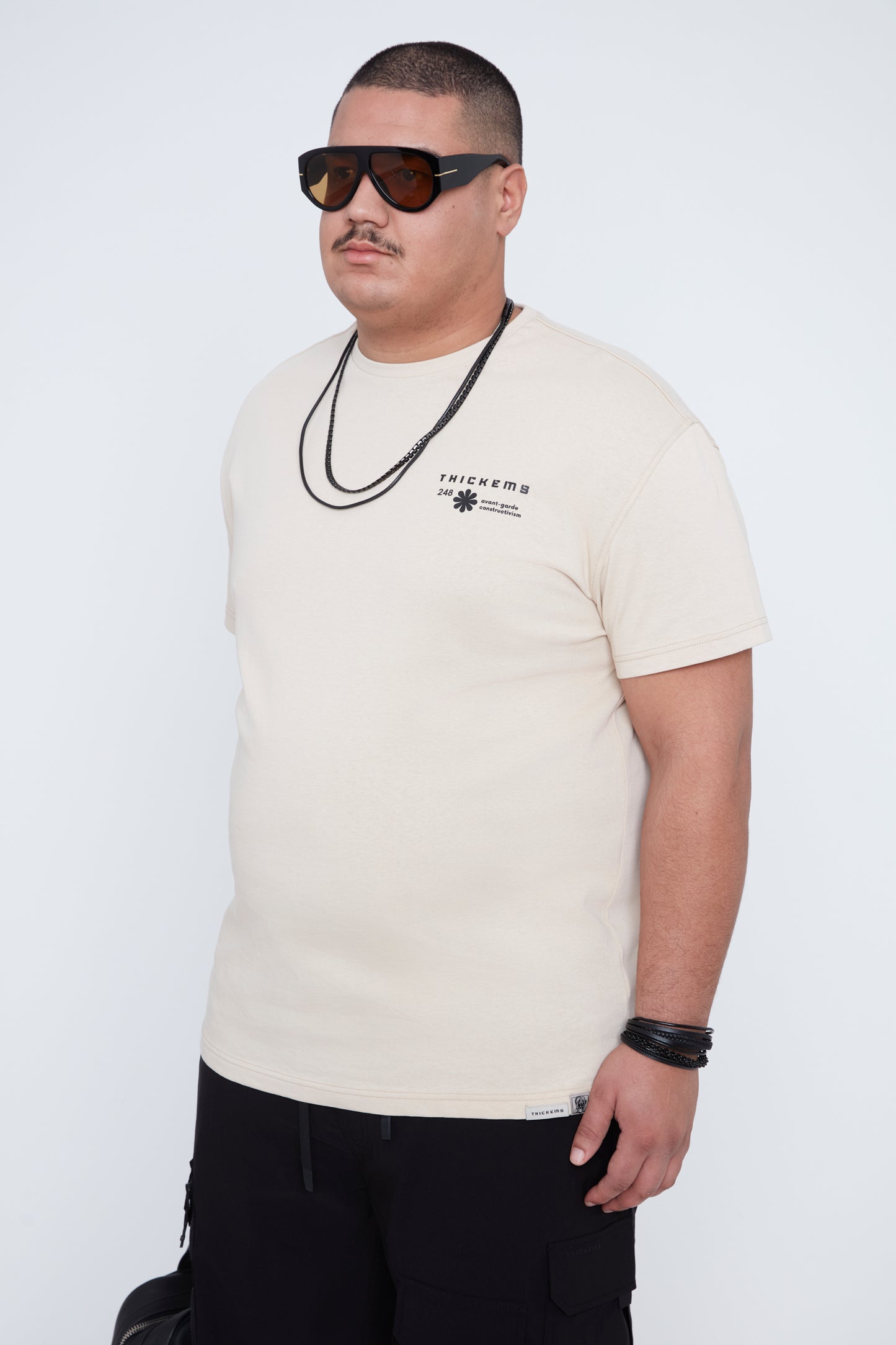 T-shirt à col rond pour homme