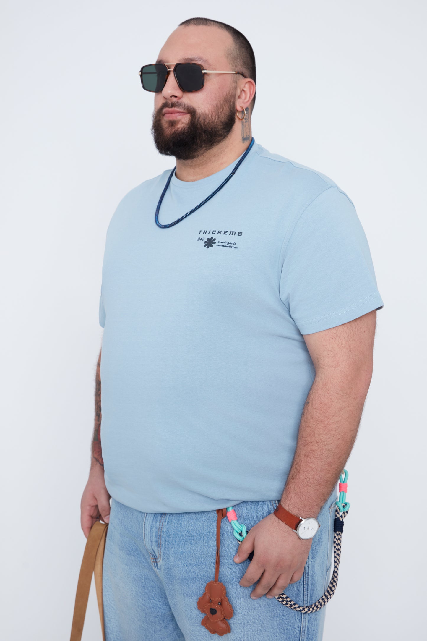 T-shirt à col rond pour homme