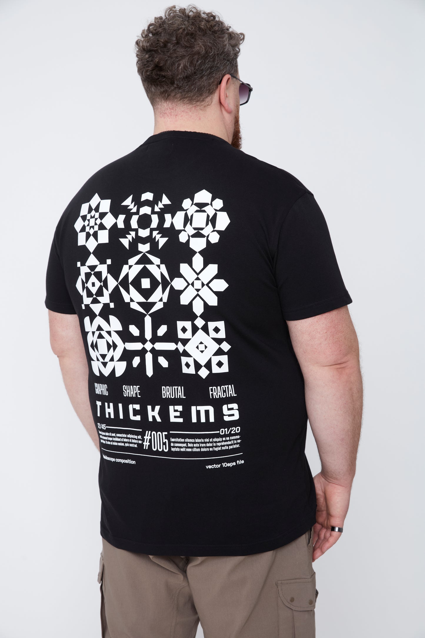 T-shirt à col rond pour homme