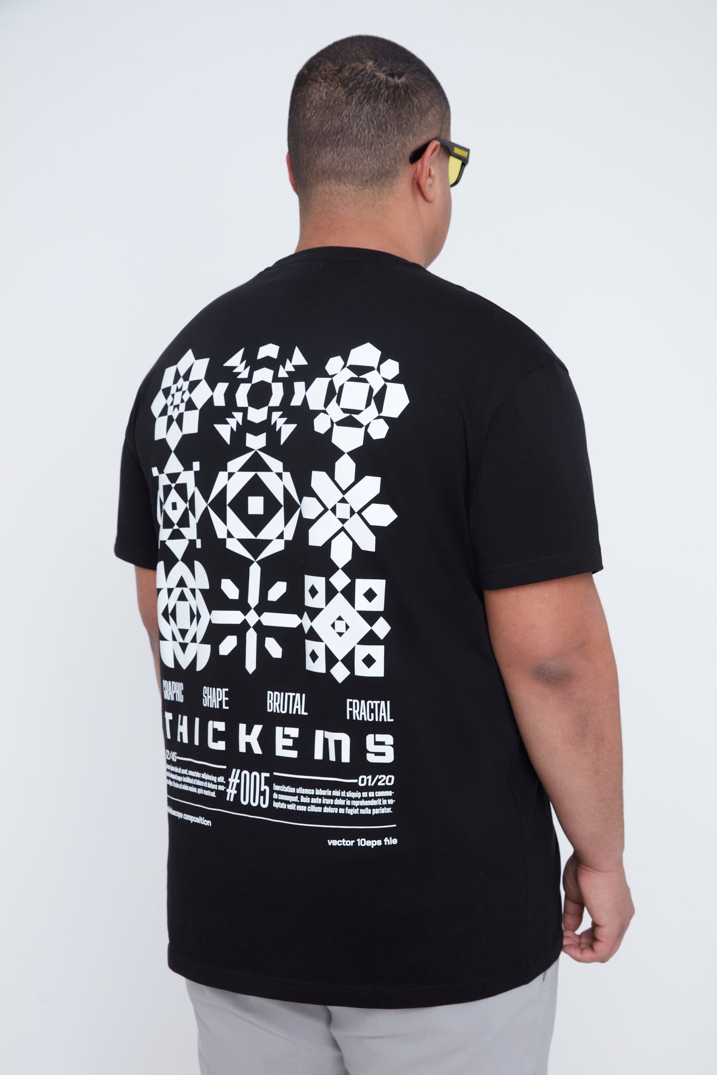 T-shirt à col rond pour homme