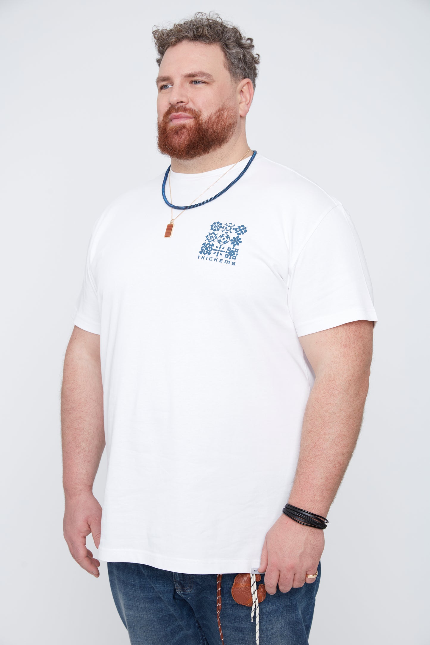 T-shirt à col rond pour homme