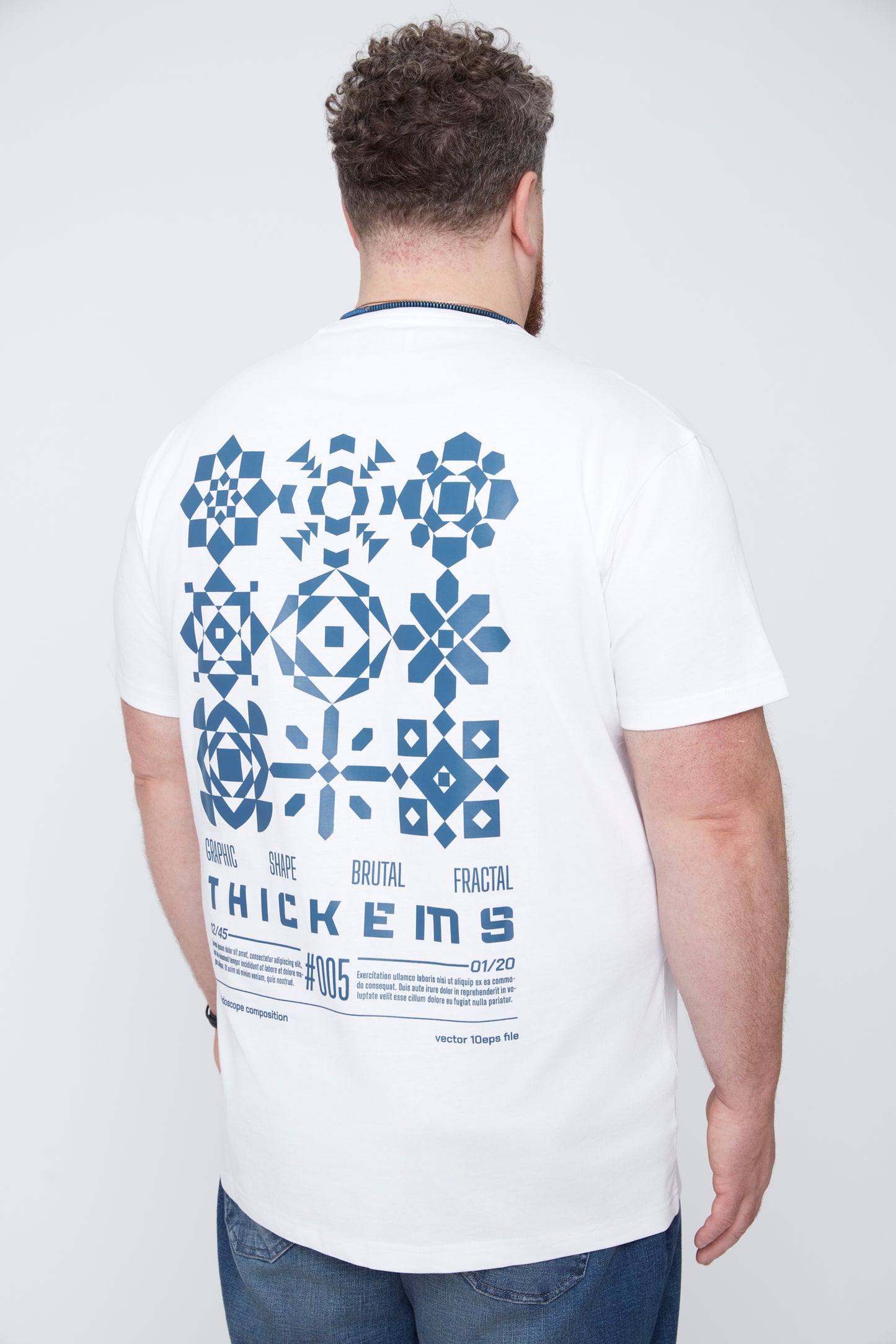 T-shirt à col rond pour homme