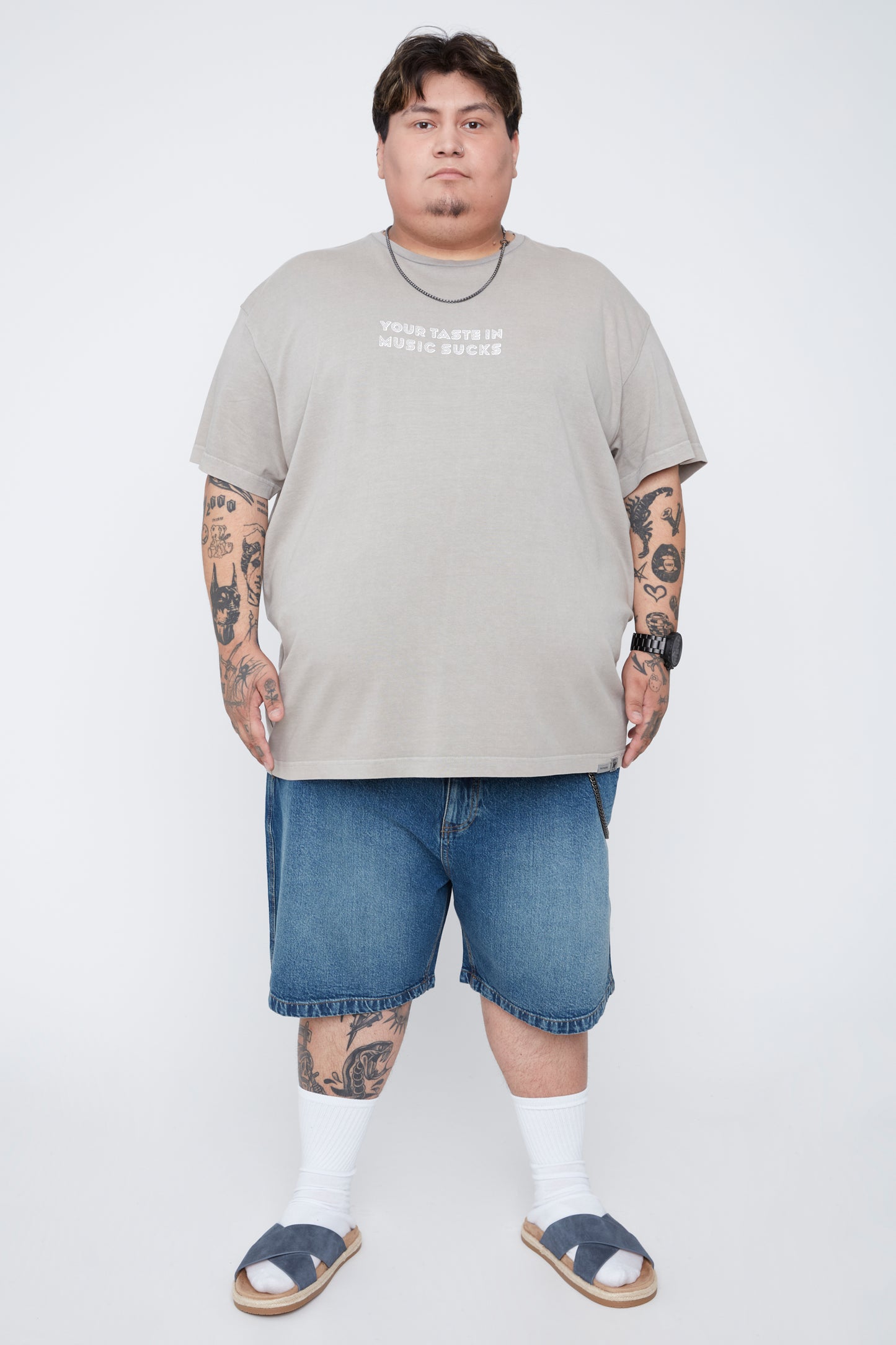 T-shirt à col rond pour homme