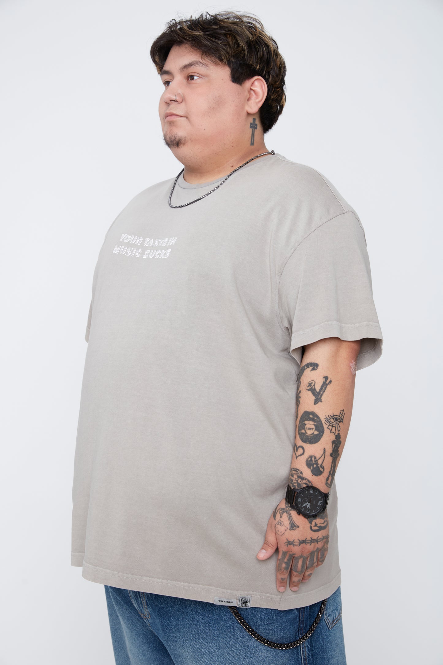 T-shirt à col rond pour homme