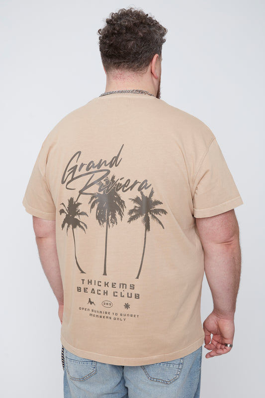 T-shirt graphique Grand Riviera Beach Club pour homme