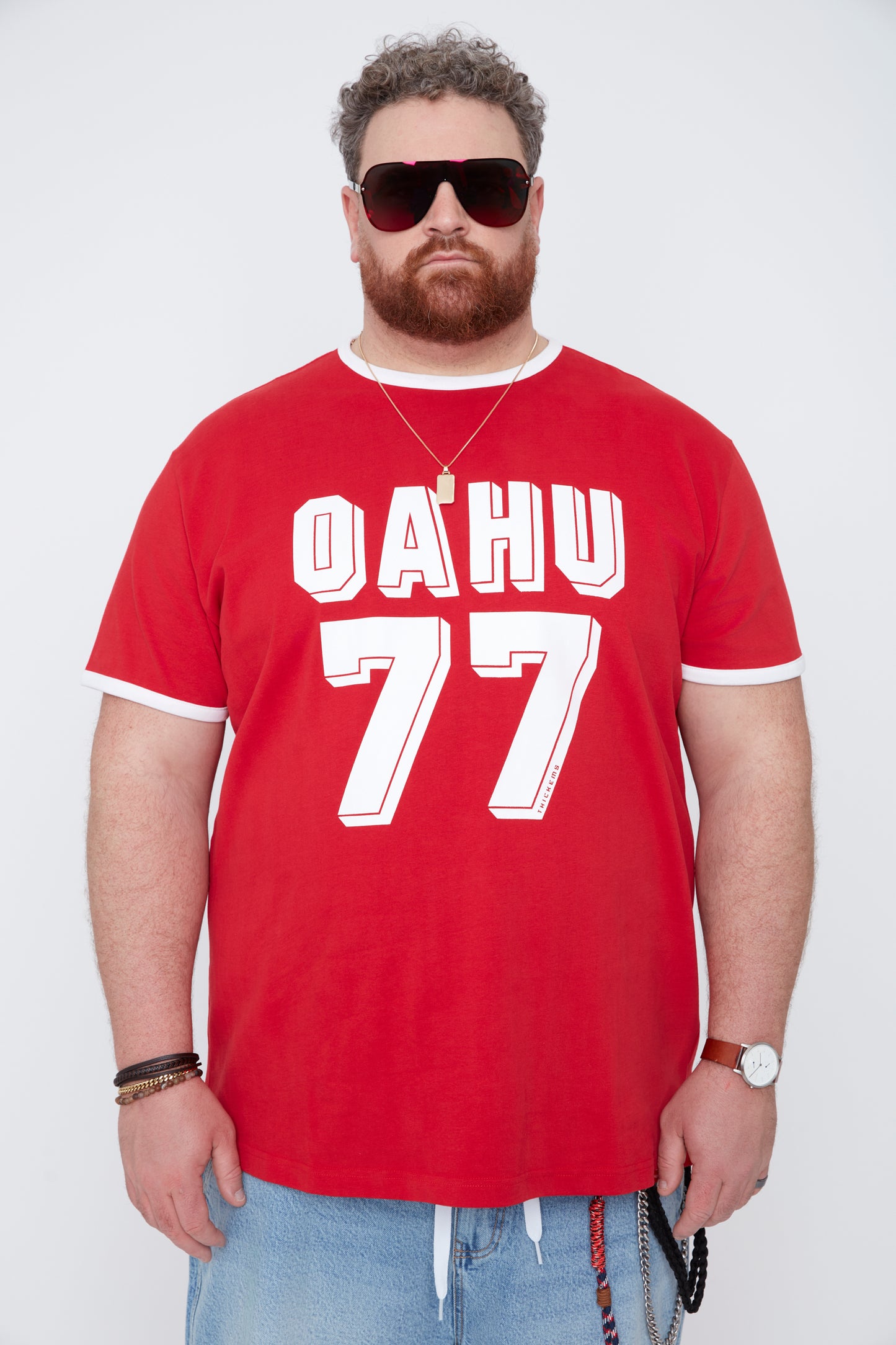 Men’s Crew Neck Tee — Oahu ’77